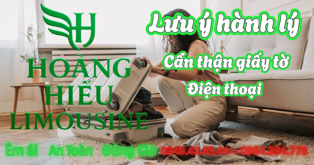 Chính sách hành lý – Kích thước, cước & hàng hạn chế
