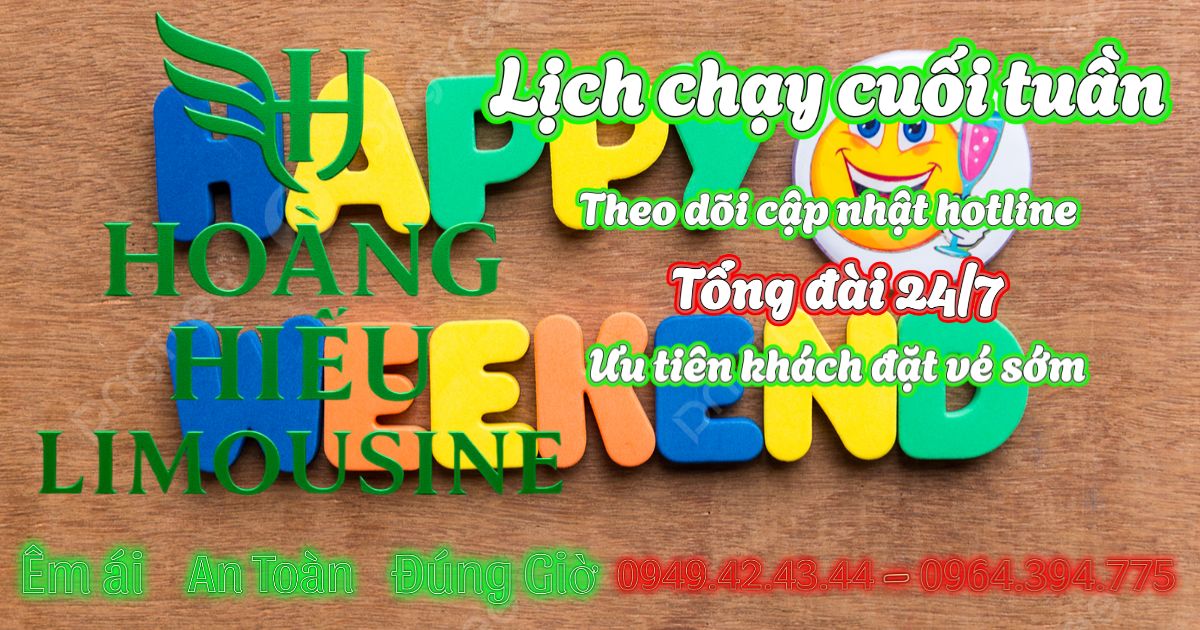 Tăng cường chuyến cuối tuần – Thêm khung giờ 18h & 21h