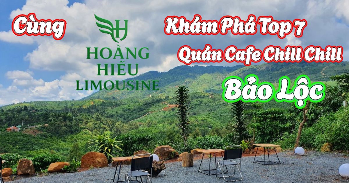 Top 7 quán cà phê view đẹp ở Bảo Lộc – Ngắm đồi chè chill cực đã cùng Hoàng Hiếu Limousine